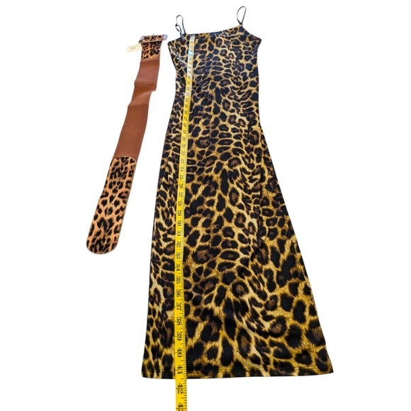 FINAL DAYS $5 Leopard midi dress form fitting CLOSET CLOSING - Picture 9 of 9